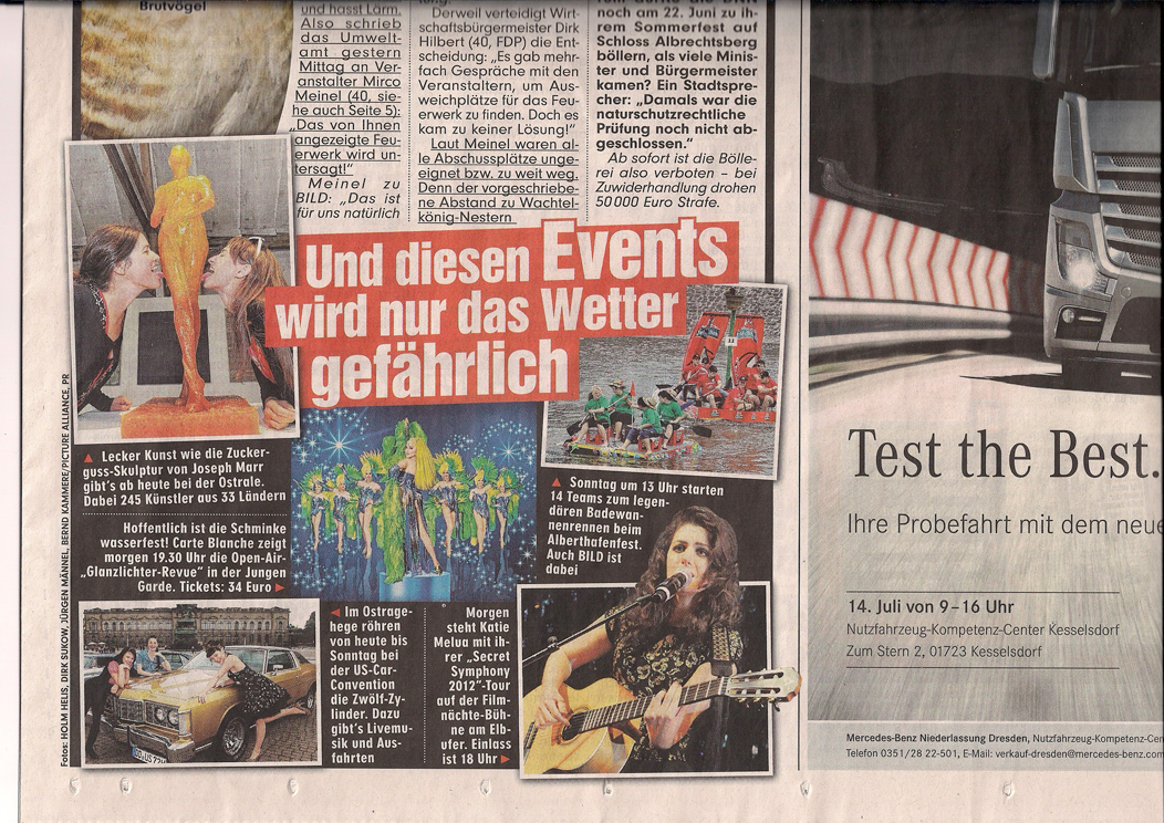 Bild Zeitung – Ostrale 2012 Group Show – Dresden