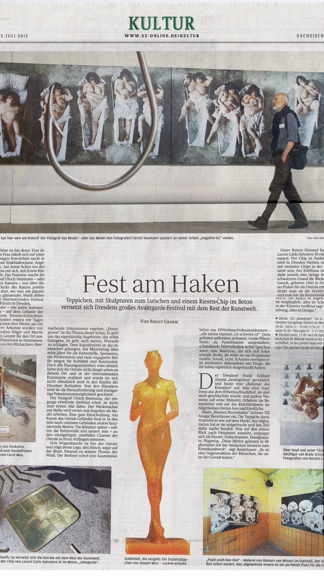 Sächsische Zeitung – Ostrale 2012 Group Show – Dresden